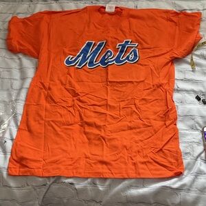 NWT Men’s XL METS Orange Tee - Just Opened Bag